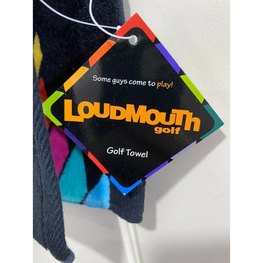 Loudmouth Golf Towel - Stand Out! Be Loud!  -Brand New with Tags
